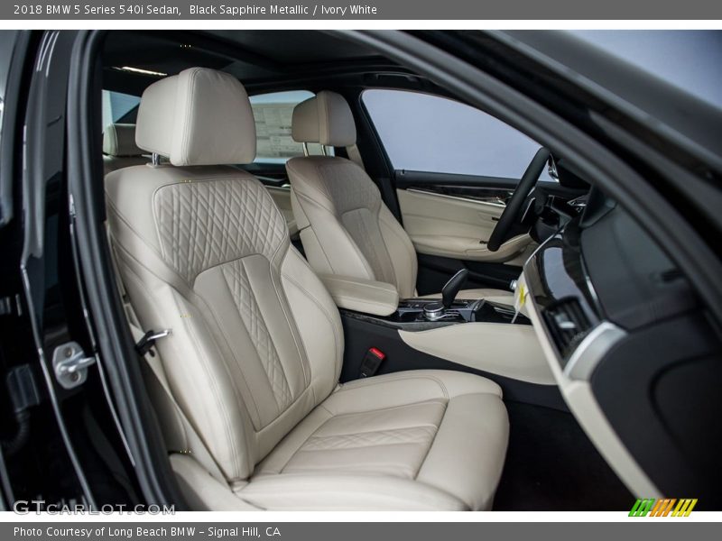  2018 5 Series 540i Sedan Ivory White Interior