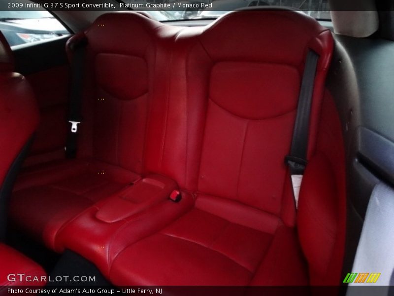 Platinum Graphite / Monaco Red 2009 Infiniti G 37 S Sport Convertible