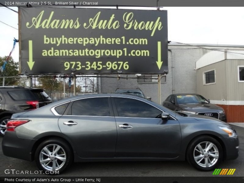 Brilliant Silver / Charcoal 2014 Nissan Altima 2.5 SL