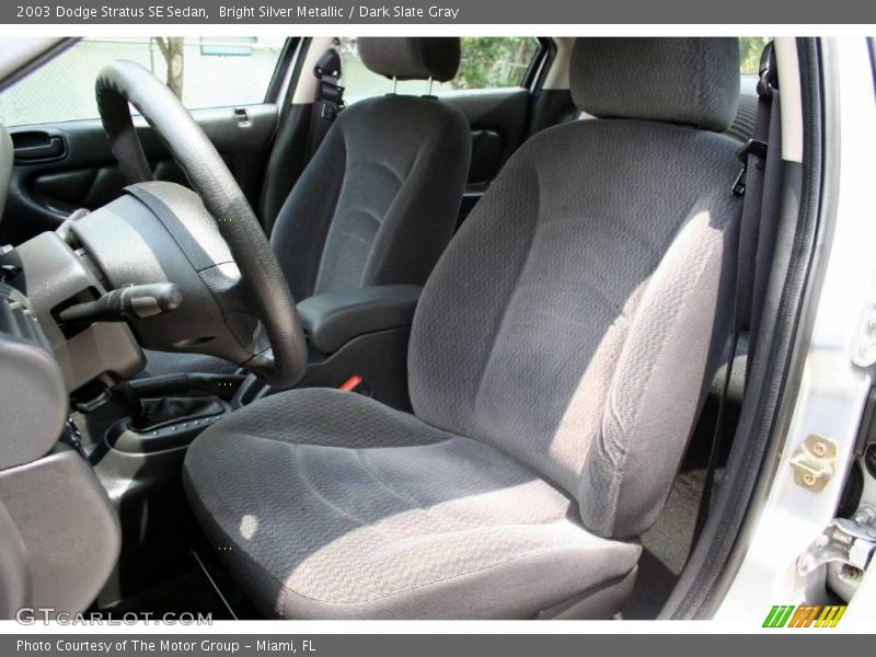 Bright Silver Metallic / Dark Slate Gray 2003 Dodge Stratus SE Sedan