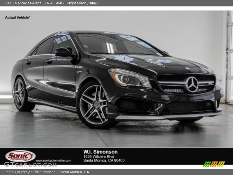 Night Black / Black 2016 Mercedes-Benz CLA 45 AMG