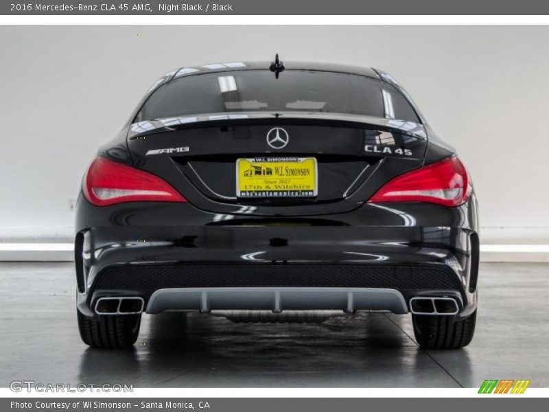 Night Black / Black 2016 Mercedes-Benz CLA 45 AMG