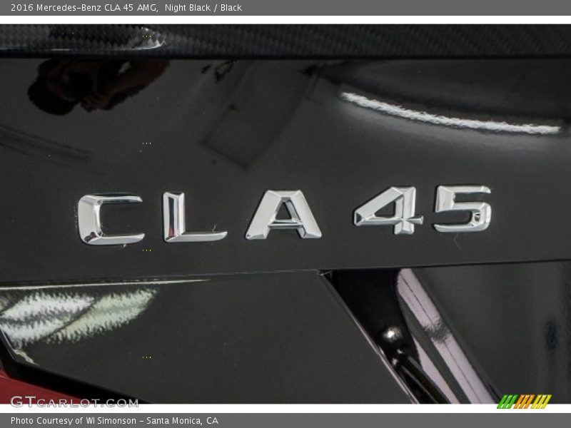 Night Black / Black 2016 Mercedes-Benz CLA 45 AMG