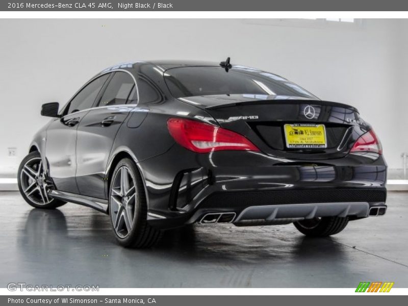 Night Black / Black 2016 Mercedes-Benz CLA 45 AMG