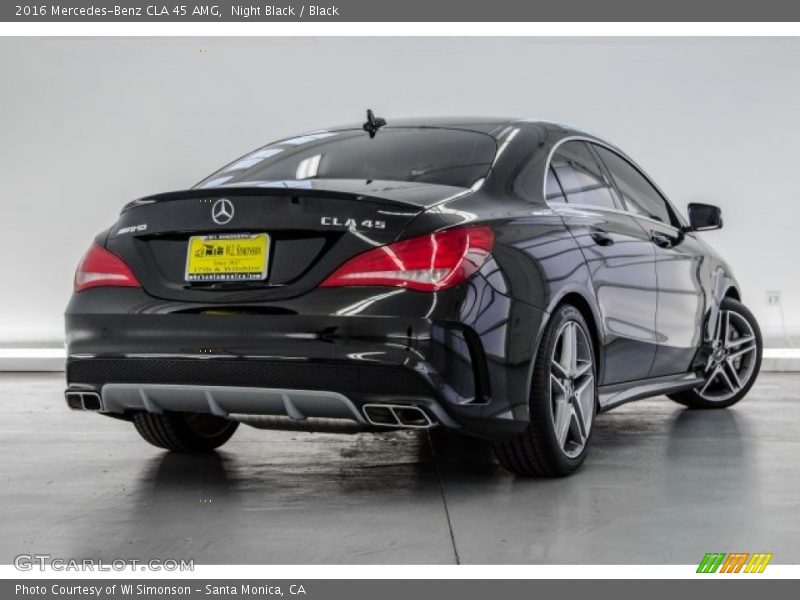Night Black / Black 2016 Mercedes-Benz CLA 45 AMG