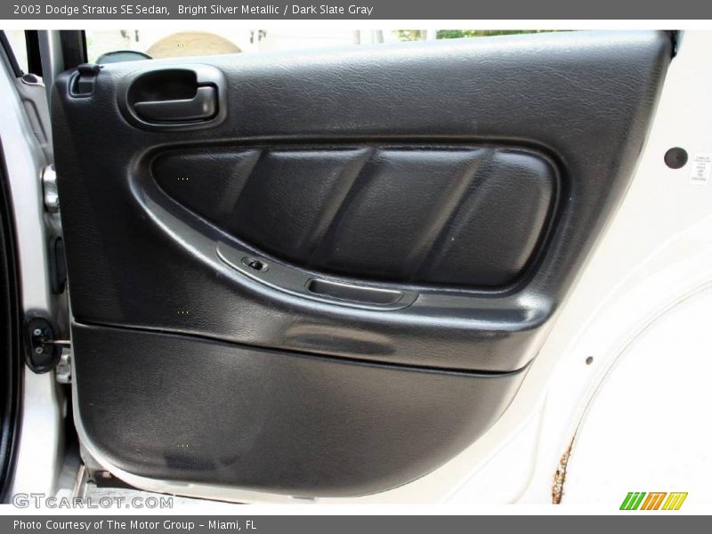 Bright Silver Metallic / Dark Slate Gray 2003 Dodge Stratus SE Sedan