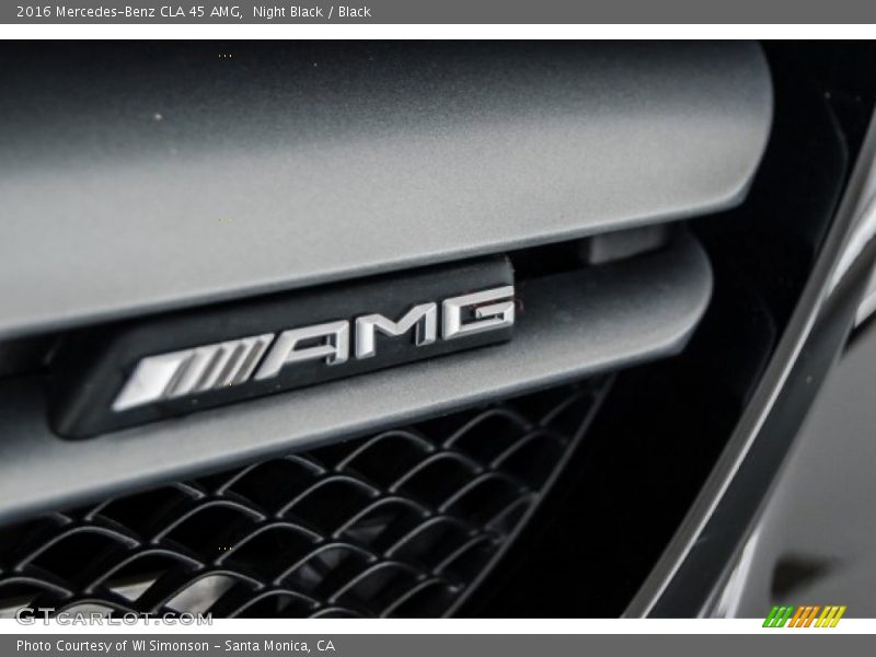 Night Black / Black 2016 Mercedes-Benz CLA 45 AMG