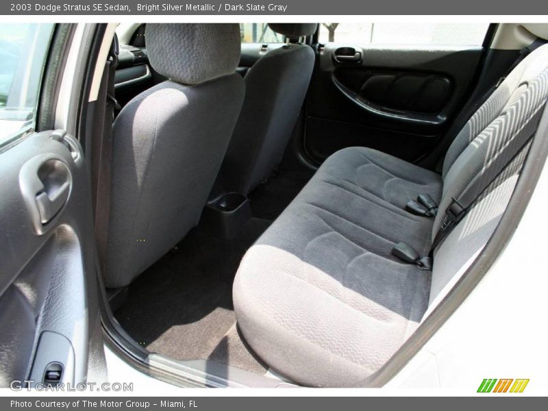 Bright Silver Metallic / Dark Slate Gray 2003 Dodge Stratus SE Sedan