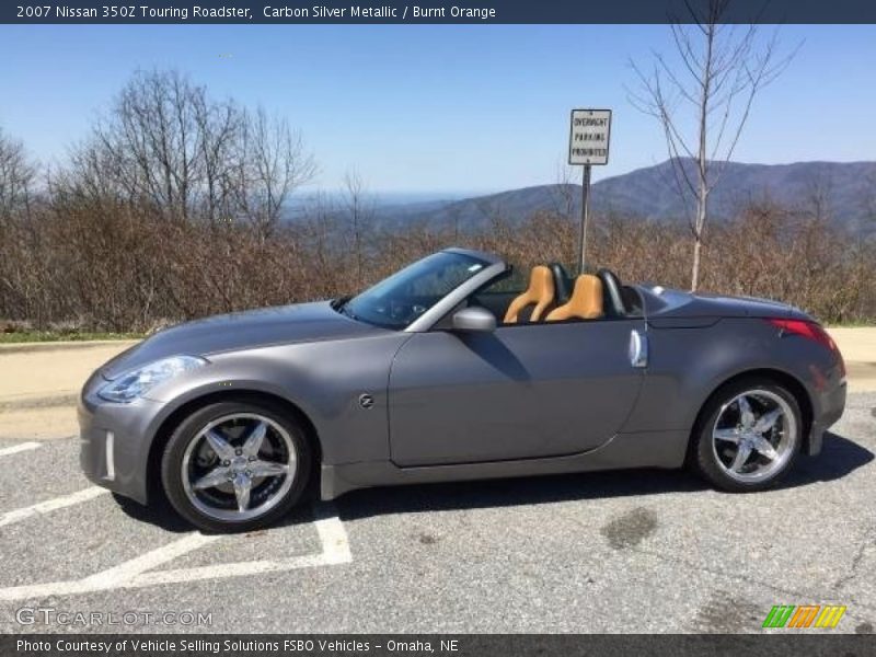 Carbon Silver Metallic / Burnt Orange 2007 Nissan 350Z Touring Roadster