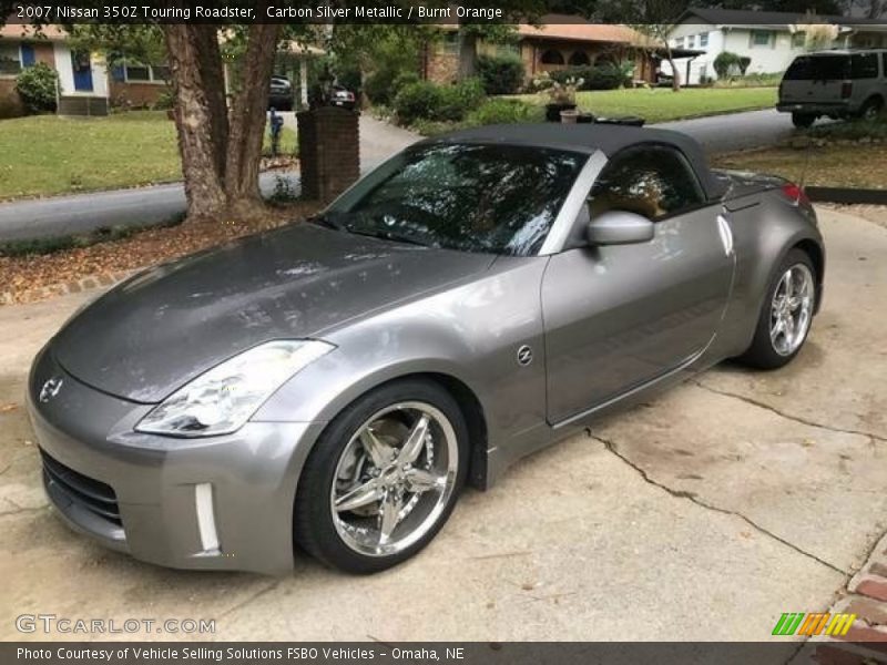 Carbon Silver Metallic / Burnt Orange 2007 Nissan 350Z Touring Roadster