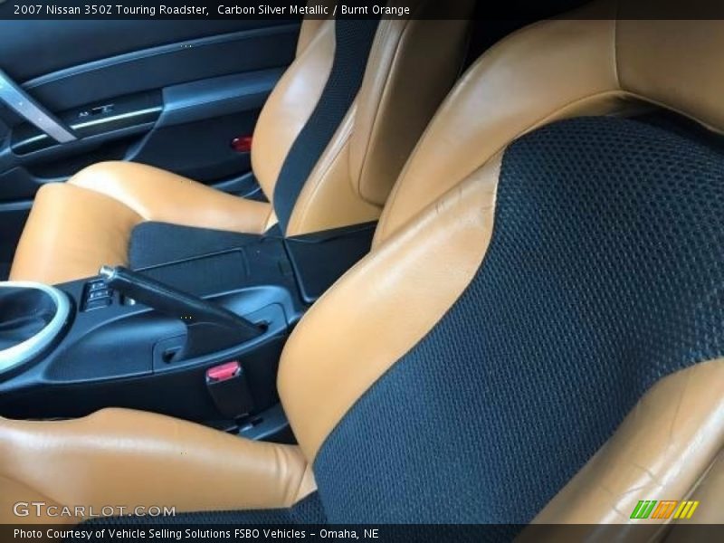 Carbon Silver Metallic / Burnt Orange 2007 Nissan 350Z Touring Roadster