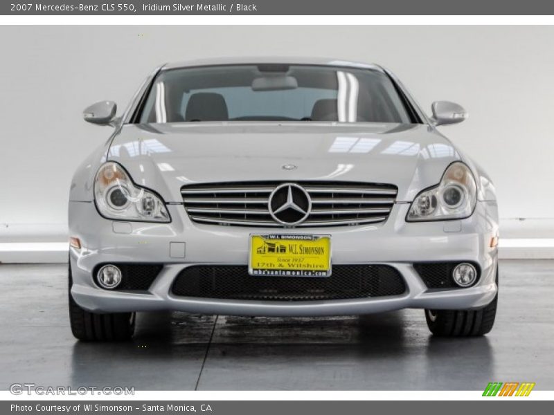 Iridium Silver Metallic / Black 2007 Mercedes-Benz CLS 550