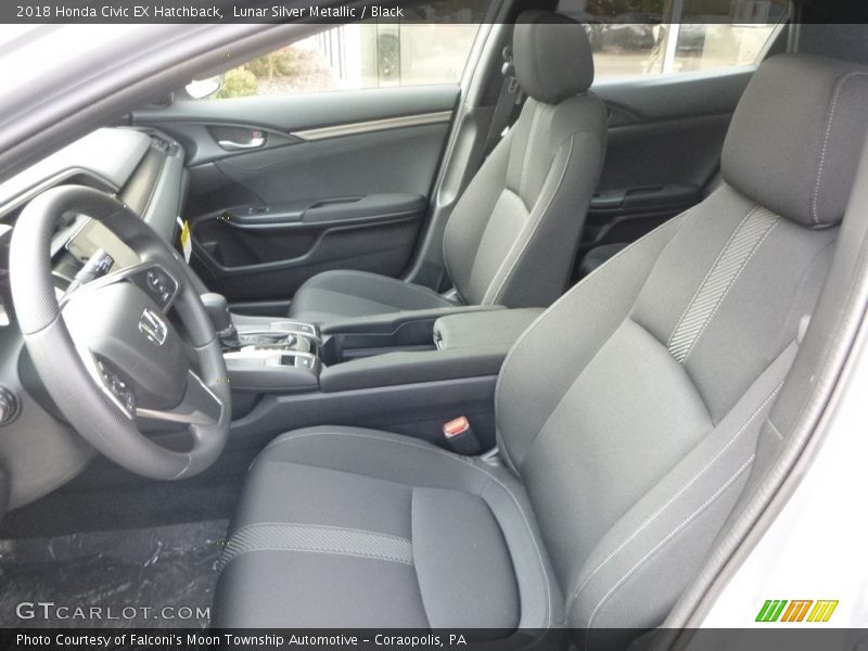 Front Seat of 2018 Civic EX Hatchback