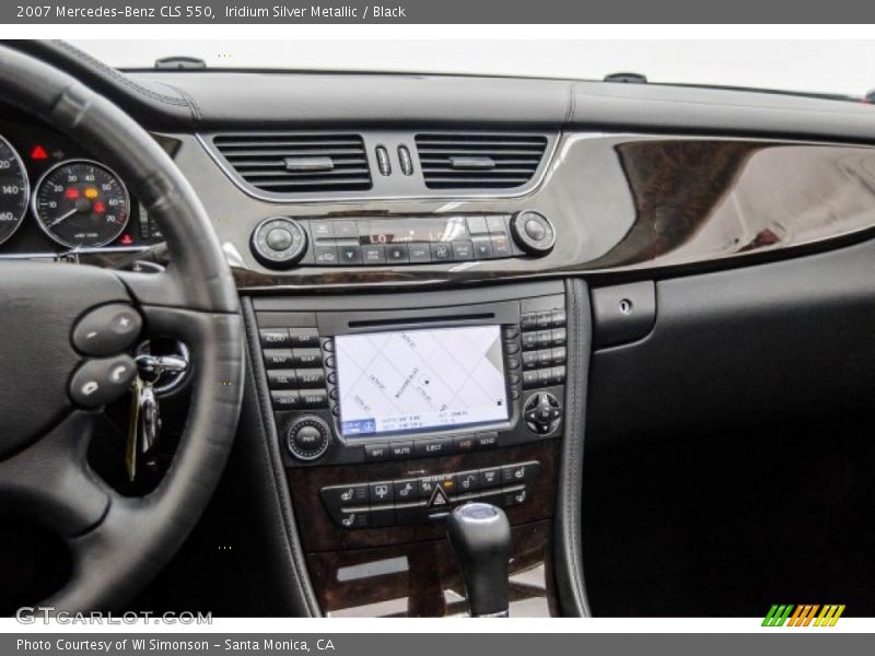 Iridium Silver Metallic / Black 2007 Mercedes-Benz CLS 550