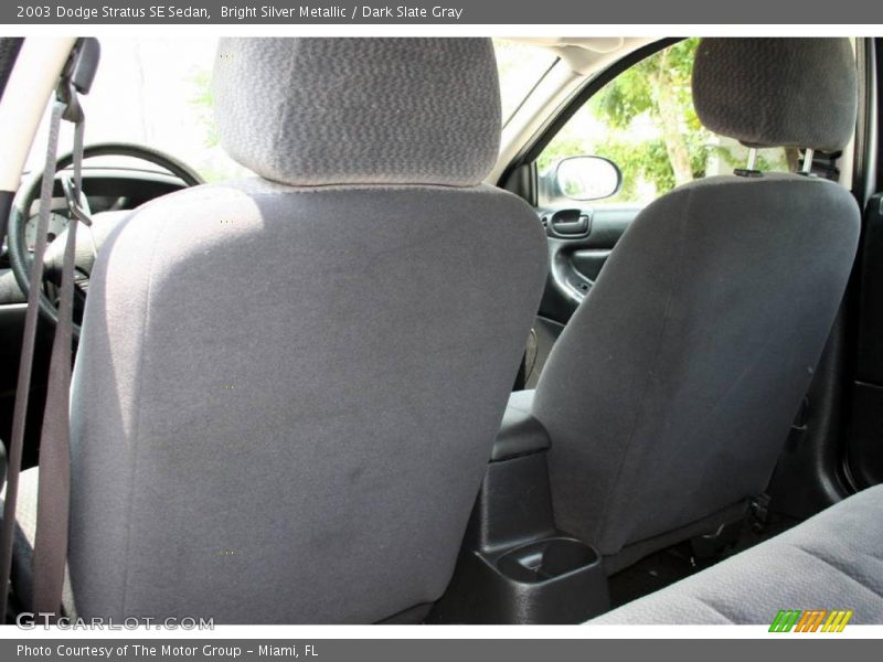 Bright Silver Metallic / Dark Slate Gray 2003 Dodge Stratus SE Sedan