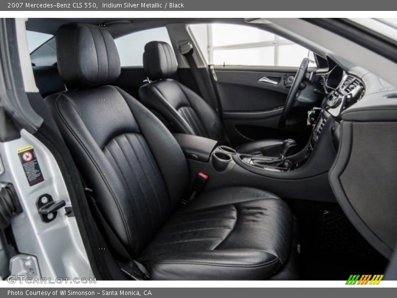 Iridium Silver Metallic / Black 2007 Mercedes-Benz CLS 550