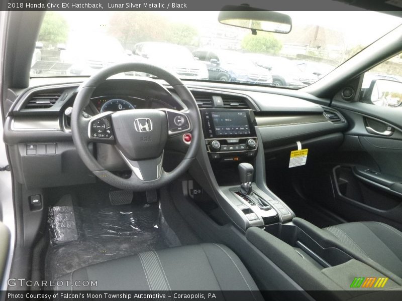  2018 Civic EX Hatchback Black Interior