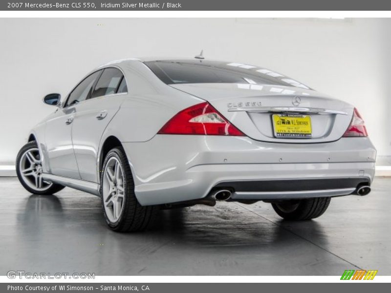 Iridium Silver Metallic / Black 2007 Mercedes-Benz CLS 550