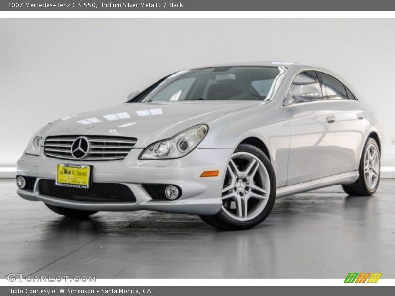 Iridium Silver Metallic / Black 2007 Mercedes-Benz CLS 550