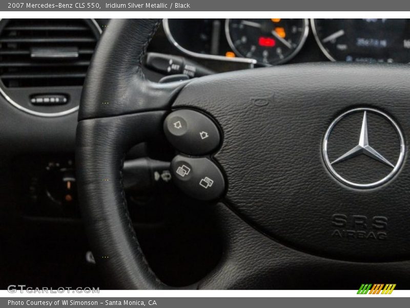 Iridium Silver Metallic / Black 2007 Mercedes-Benz CLS 550