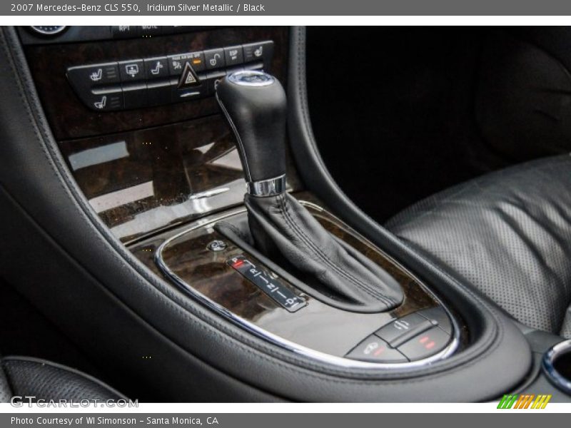 Iridium Silver Metallic / Black 2007 Mercedes-Benz CLS 550