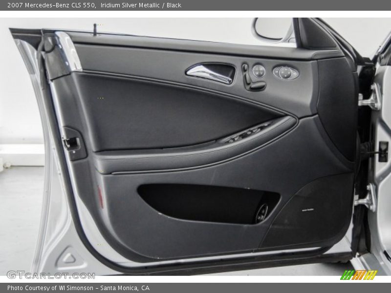 Iridium Silver Metallic / Black 2007 Mercedes-Benz CLS 550