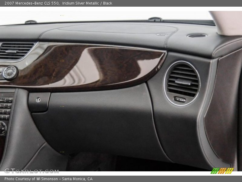 Iridium Silver Metallic / Black 2007 Mercedes-Benz CLS 550