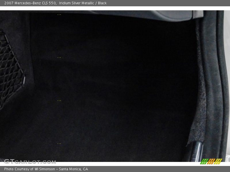 Iridium Silver Metallic / Black 2007 Mercedes-Benz CLS 550