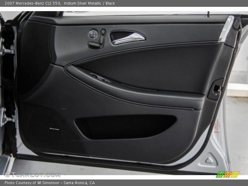 Iridium Silver Metallic / Black 2007 Mercedes-Benz CLS 550