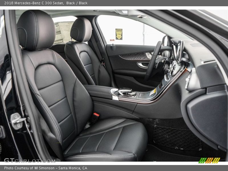 Black / Black 2018 Mercedes-Benz C 300 Sedan