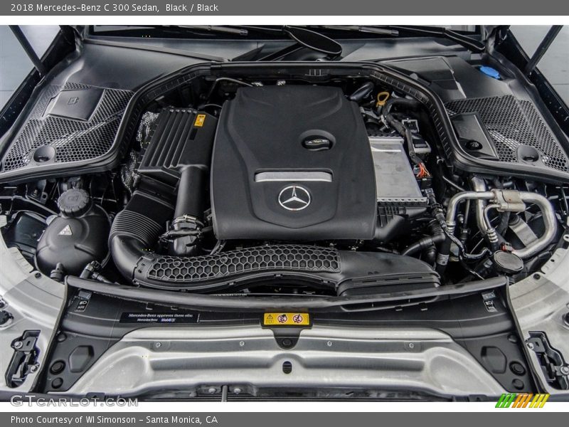 Black / Black 2018 Mercedes-Benz C 300 Sedan