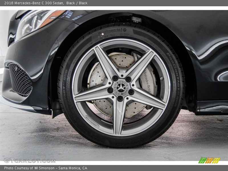 Black / Black 2018 Mercedes-Benz C 300 Sedan
