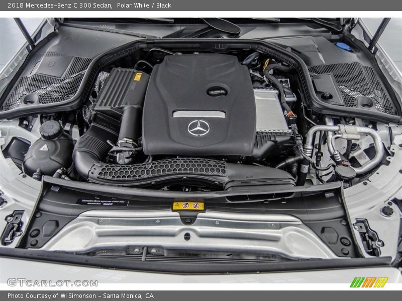 Polar White / Black 2018 Mercedes-Benz C 300 Sedan
