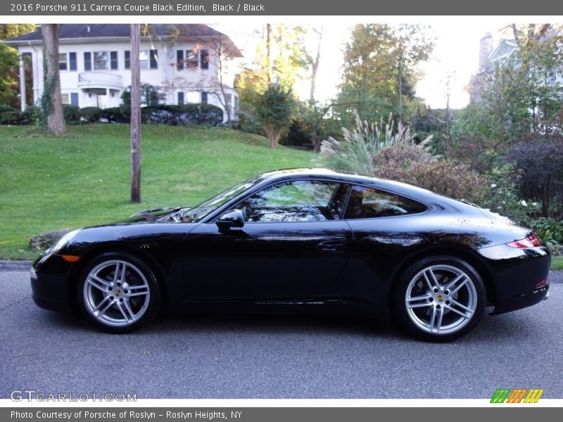 Black / Black 2016 Porsche 911 Carrera Coupe Black Edition