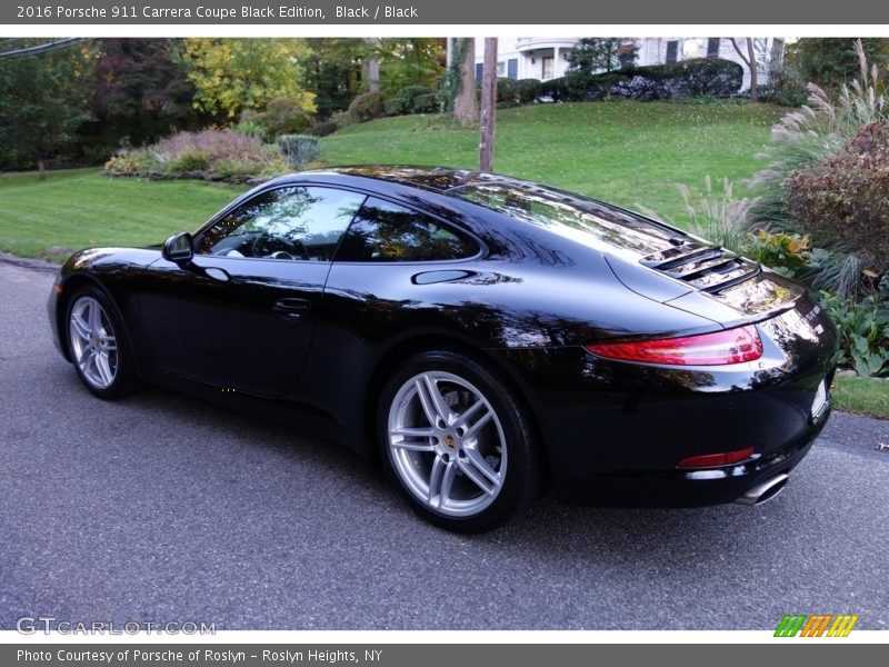 Black / Black 2016 Porsche 911 Carrera Coupe Black Edition