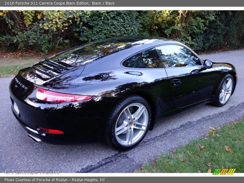Black / Black 2016 Porsche 911 Carrera Coupe Black Edition
