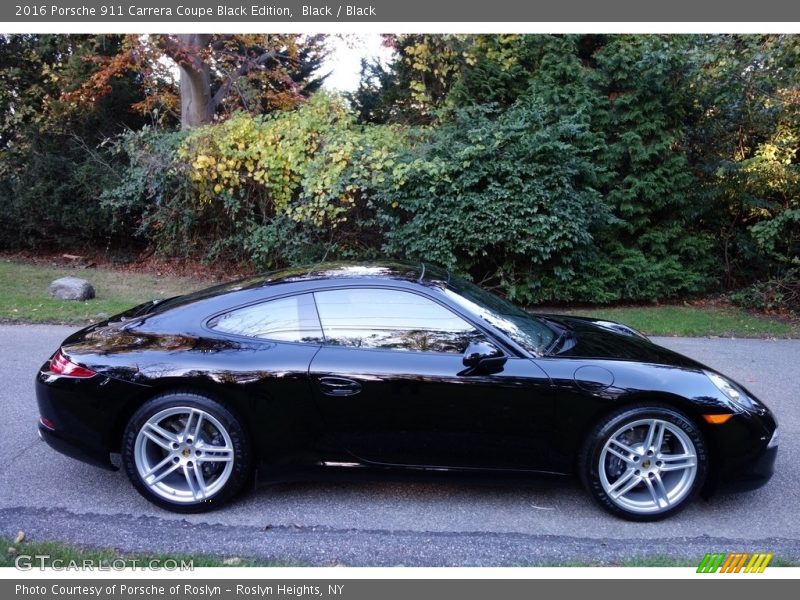  2016 911 Carrera Coupe Black Edition Black