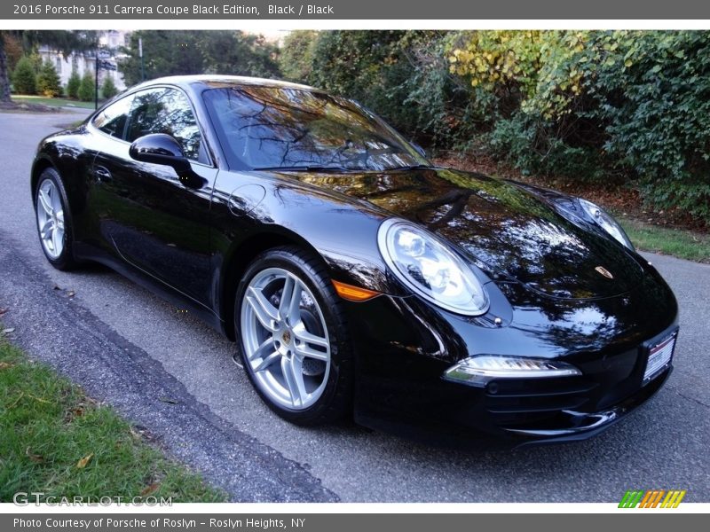  2016 911 Carrera Coupe Black Edition Black