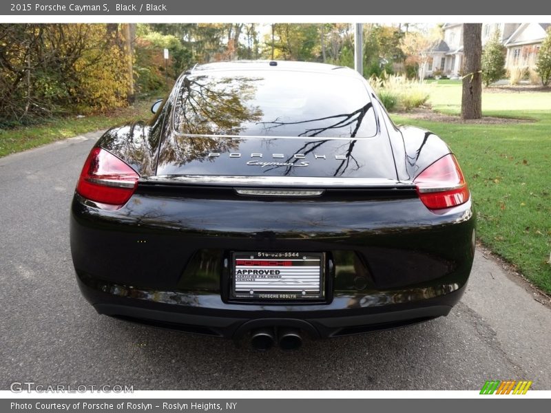 Black / Black 2015 Porsche Cayman S