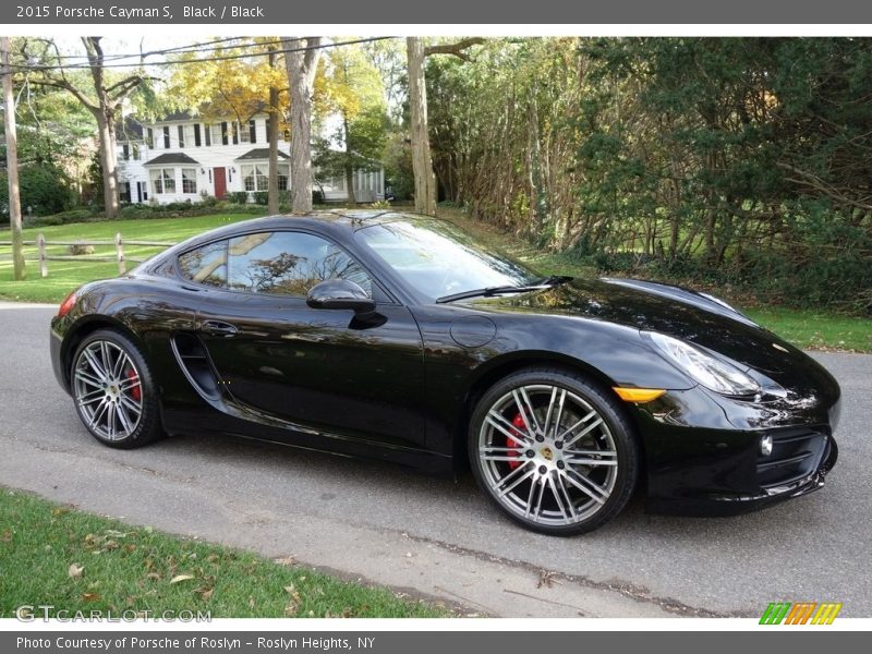 Black / Black 2015 Porsche Cayman S