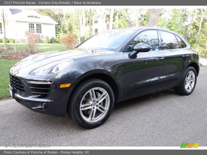 Volcano Grey Metallic / Black w/Alcantara 2017 Porsche Macan