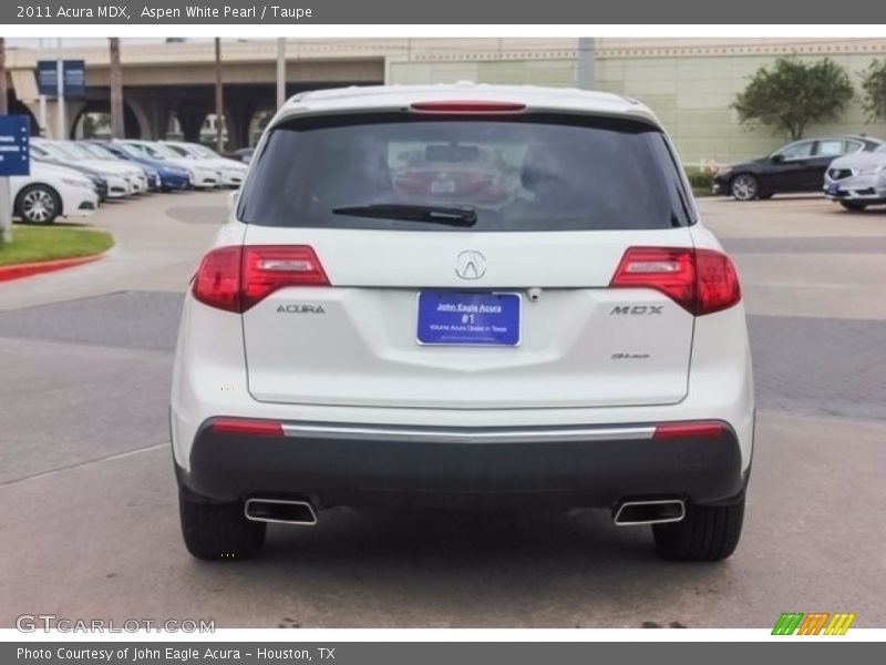 Aspen White Pearl / Taupe 2011 Acura MDX