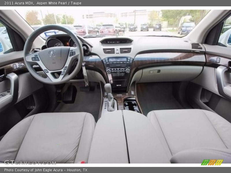 Aspen White Pearl / Taupe 2011 Acura MDX