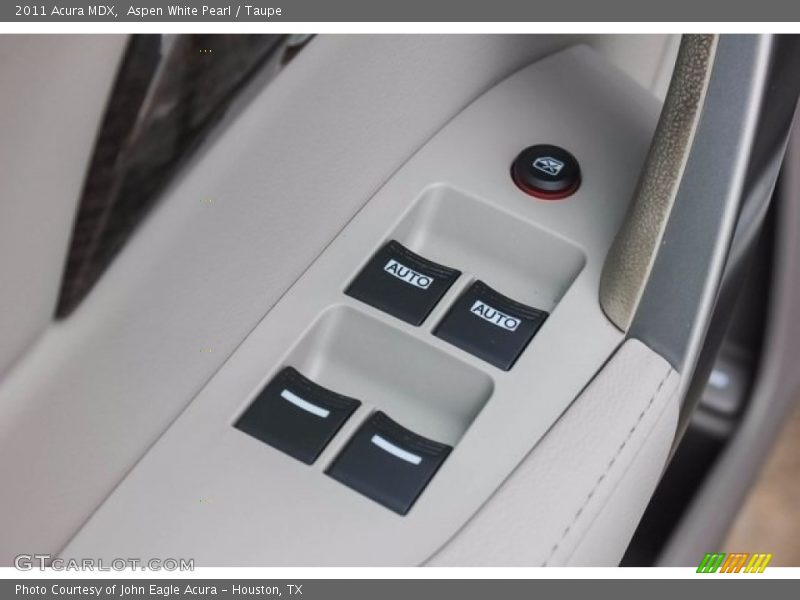 Aspen White Pearl / Taupe 2011 Acura MDX