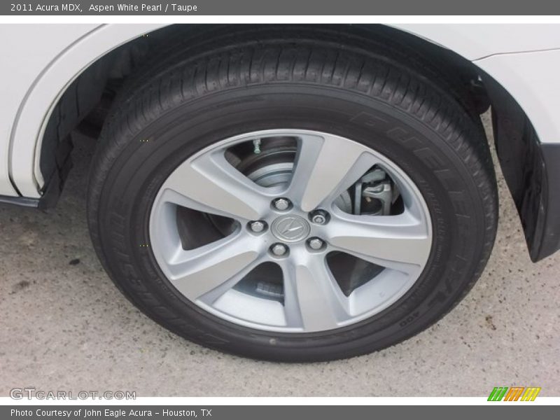 Aspen White Pearl / Taupe 2011 Acura MDX