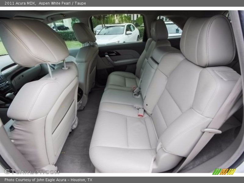 Aspen White Pearl / Taupe 2011 Acura MDX