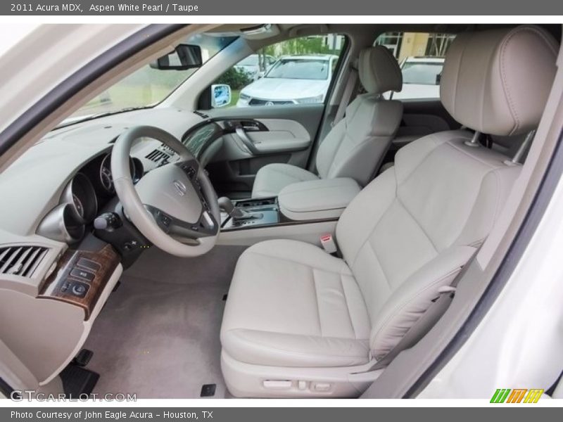 Aspen White Pearl / Taupe 2011 Acura MDX