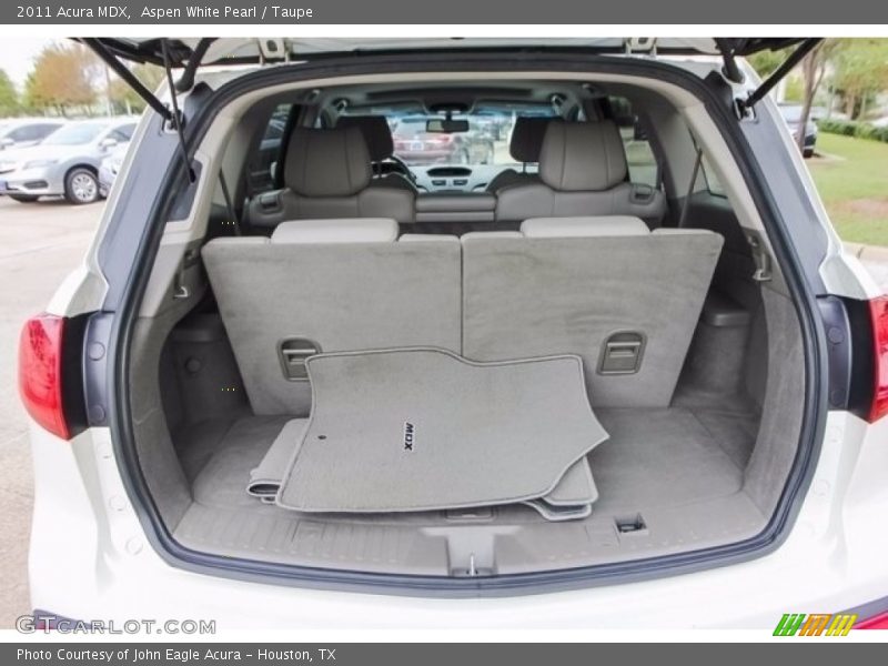 Aspen White Pearl / Taupe 2011 Acura MDX