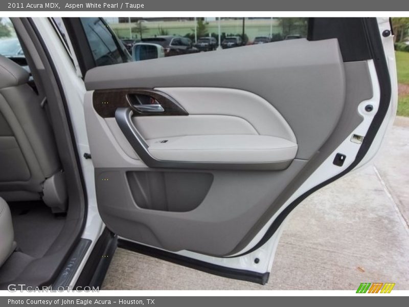 Aspen White Pearl / Taupe 2011 Acura MDX