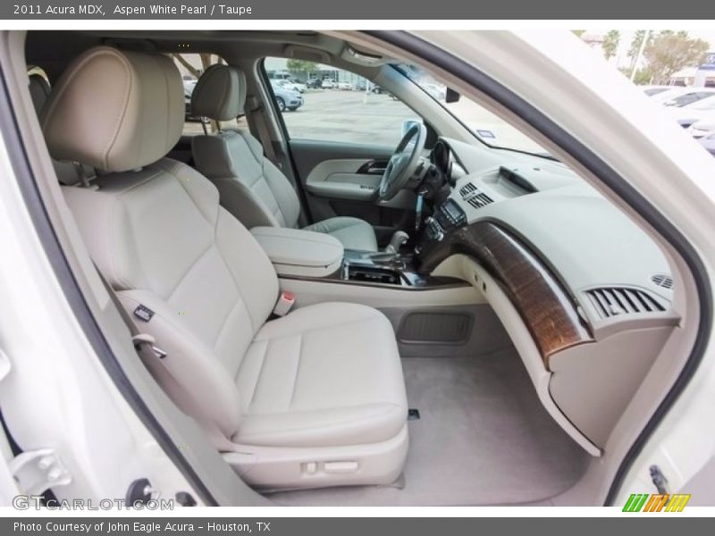 Aspen White Pearl / Taupe 2011 Acura MDX